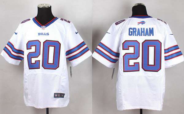 Men's Buffalo Bills #20 Corey Graham 2013 Nike White Elite Jersey