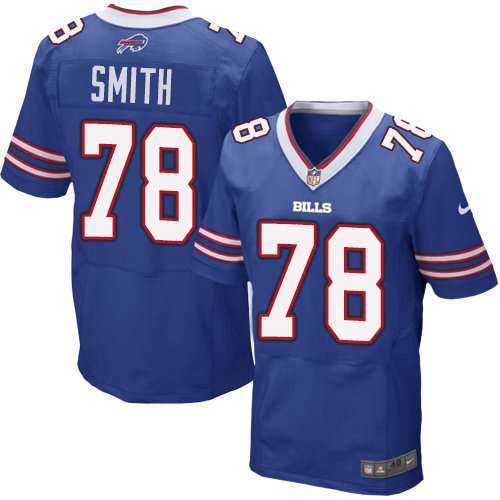 Men's Buffalo Bills #78 Bruce Smith 2013 Nike Light Blue Elite Jersey