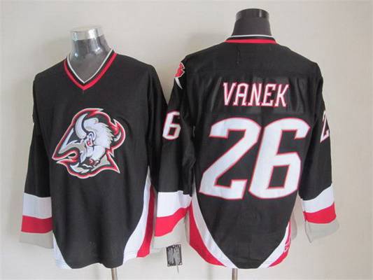 Men's Buffalo Sabres #26 Thomas Vanek 1996-97 Black CCM Vintage Throwback Jersey