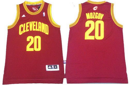 Men's Cleveland Cavaliers #20 Timofey Mozgov Revolution 30 Swingman Red Jersey