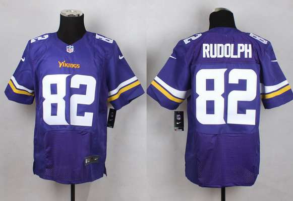 Men's Minnesota Vikings #82 Kyle Rudolph 2013 Nike Purple Elite Jersey