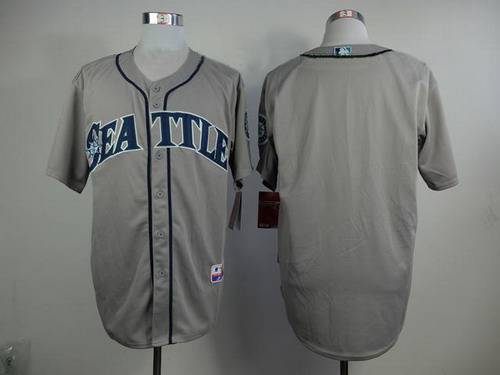 Men's Seattle Mariners Blank Gray Jersey