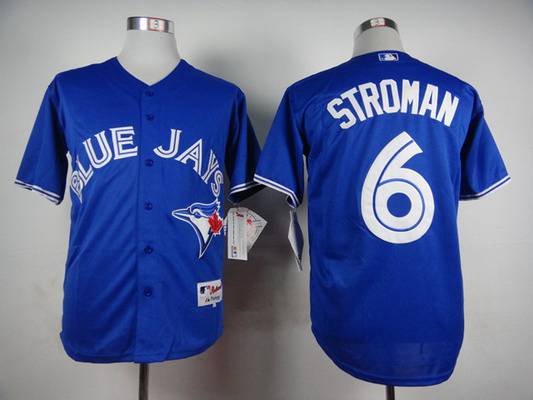 Men's Toronto Blue Jays #6 Marcus Stroman Blue Jersey