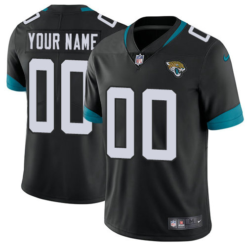 Men's Custom Nike Jacksonville Jaguars Black New 2018 Vapor Untouchable Limited Jersey