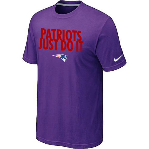 NFL New England Patriots Just Do It Purple T-Shirt