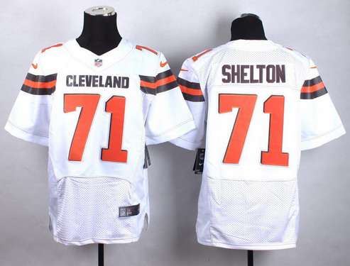 Nike Cleveland Browns #71 Danny Shelton 2015  White Elite Jersey