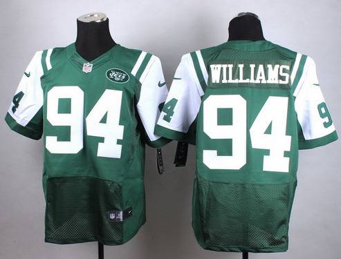 Nike New York Jets #94 Leonard Williams Green Elite Jersey