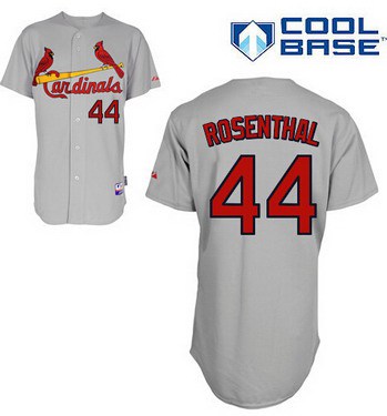 St. Louis Cardinals #44 Trevor Rosenthal Gray Jersey