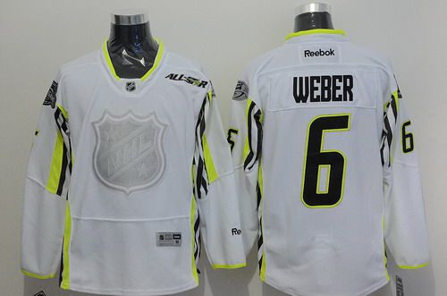 Team Toews Nashville Predators #6 Shea Weber 2015 All-Star White Jersey