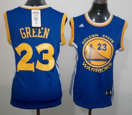 Women's Golden State Warriors #23 Draymond Green 2014 New Blue Jersey