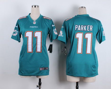 Women's Miami Dolphins #11 DeVante Parker Nike 2013 Green Game Jersey