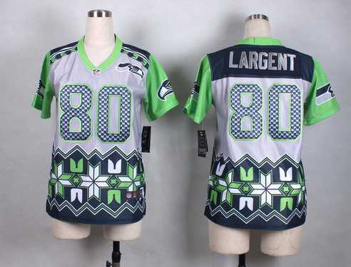 Men's Seattle Seahawks #80 Steve Largent 2015 Nike Noble Fashion Jersey