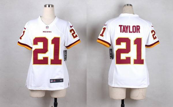 Women's Washington Redskins #21 Sean Taylor 2013 Nike White Game Jersey