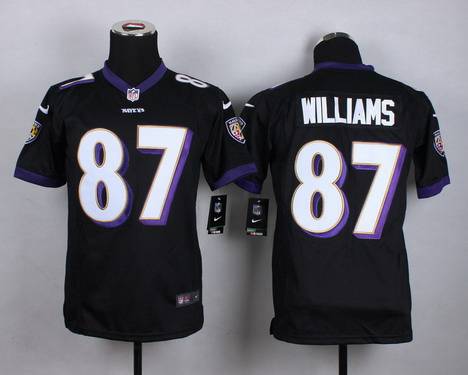 Youth Baltimore Ravens #87 Maxx Williams 2013 Nike Black Game Jersey