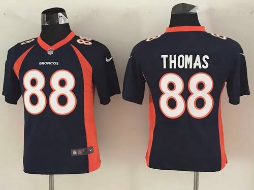 Youth Denver Broncos #88 Demaryius Thomas 2013 Nike Blue Game Kids Jersey