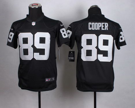 Youth Oakland Raiders #89 Amari Cooper Nike Black Game Jersey