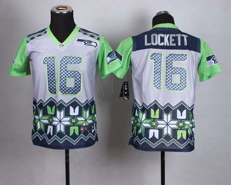 Youth Seattle Seahawks #16 Tyler Lockett 2015 Nike Noble Fashion Jersey