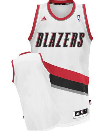 Portland Trail Blazers Blank White Swingman Jersey