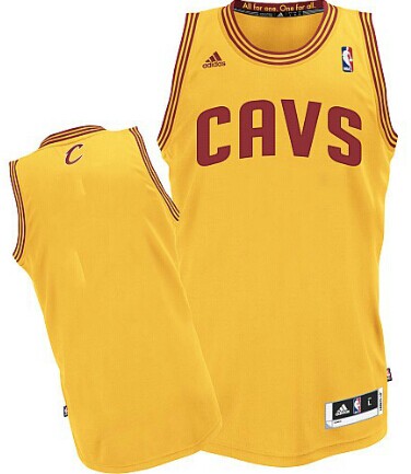 Cleveland Cavaliers Blank Yellow Swingman Jersey