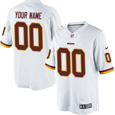 Kids' Nike Washington Redskins Customized 2013 White Game Jersey