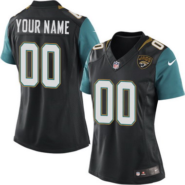 Women's Nike Jacksonville Jaguars Customized 2013 Black Limited Jersey