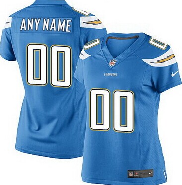 Women's Nike San Diego Chargers Customized 2013 Light Blue Limited Jersey