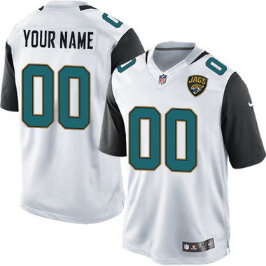 Kids' Nike Jacksonville Jaguars Customized 2013 White Limited Jersey