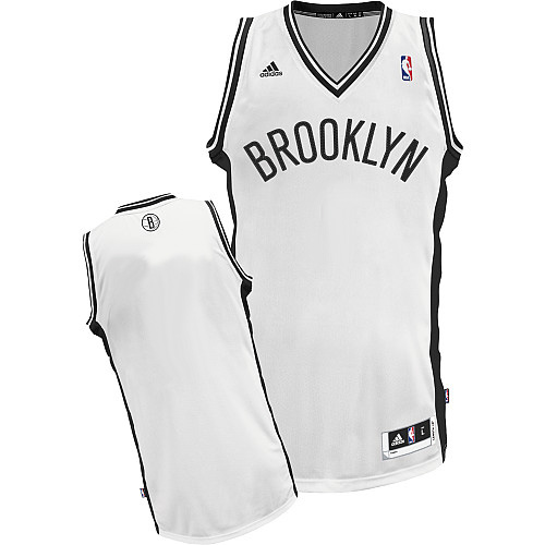 Brooklyn Nets Blank White Swingman Jersey 