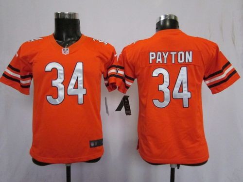 Nike Chicago Bears #34 Walter Payton Orange Toddlers Jersey