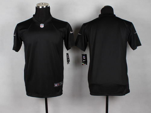 Nike Oakland Raiders Blank Black Game Kids Jersey