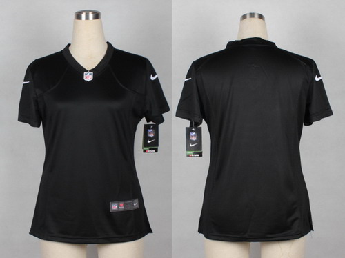 Nike Oakland Raiders Blank Black Game Womens Jersey