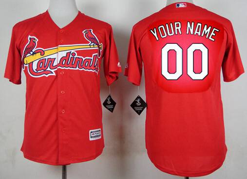 Youth St. Louis Cardinals Customized 2015 Red Jersey