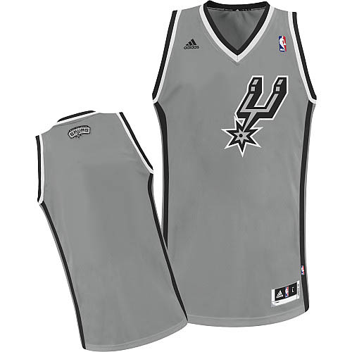 San Antonio Spurs Blank Gray Swingman Jersey