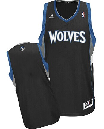 Minnesota Timberwolves Blank Black Swingman Jersey